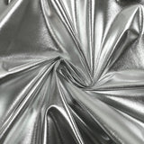 Silver waterproof coated viscose twill fabric