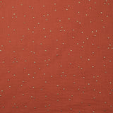 Double gaze pois dorés fond tomette