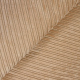 Velours côtelé fourré double face beige