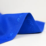 Tela de sastrería sarga poliviscosa azul