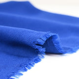 Crêpe de polyester bleu