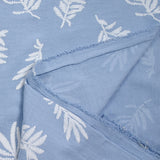 CRêpe de Acacia Blue Flocked