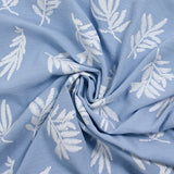 CRêpe de Acacia Blue Flocked