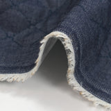 Chambray matelassé Eva bleu marine