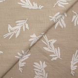 Crêpe floqué Acacia beige