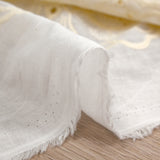 English embroidery Greta ecru white background