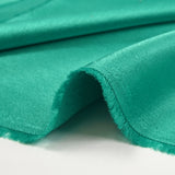 Turquoise washed satin crepe
