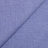 Chambray de coton fin bleu