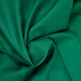 Lin et coton uni vert