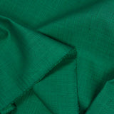 Lin et coton uni vert