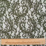 Dentelle festonnée Judith kaki