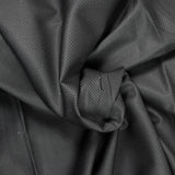 Coton imprimé à pois fond gris