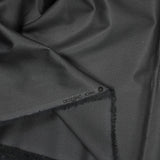 Coton imprimé à pois fond gris