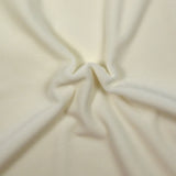 Jersey de terciopelo blanca suave blanca rota