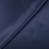 Satén de seda azul 100% azul marino