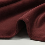 Soft velvet jersey of wine