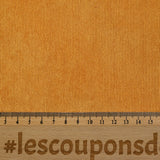Velours polyester fines côtes safran