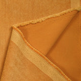 Velours polyester fines côtes safran
