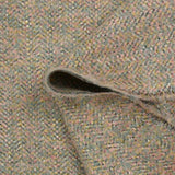 Laine mélangée bouclette pastel fond chevron écru et noir