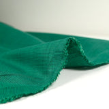 Lin et coton uni vert