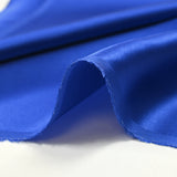 100% electric blue silk satin