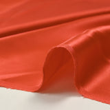 Satin de soie 100% orange corail