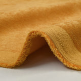 Velours polyester fines côtes safran