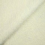 Simili cuir noir envers sherpa fausse fourrure mouton écru