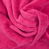 Tissu éponge bambou fuchsia vendu au mètre