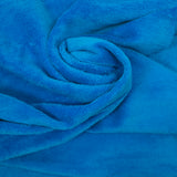 Blue bamboo sponge fabric sold per meter