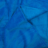 Blue bamboo sponge fabric sold per meter
