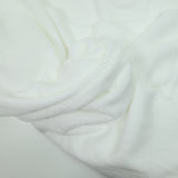 White bamboo sponge fabric sold per meter