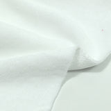 White bamboo sponge fabric sold per meter