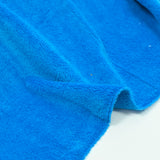 Blue bamboo sponge fabric sold per meter