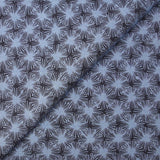 Viscose imprimée étincelles bleues fond bleu ardoise