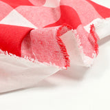 Vichy 60 mm red and white polycoton