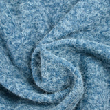 Lainage bouclette à poil long bleu azur