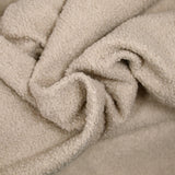 Lainage bouclette envers polaire beige