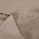 Lainage bouclette envers polaire beige