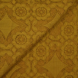 Mustard Bohemian Polyester Lace