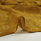 Mustard Bohemian Polyester Lace