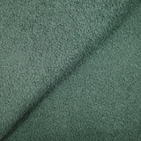 Lainage bouclette envers polaire eucalyptus