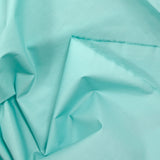 Algodón fino impermeable aguamarina