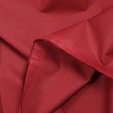 Coton imperméable fin rouge foncé