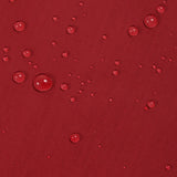 Coton imperméable fin rouge foncé