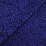Dentelle festonnée Judith bleu roi