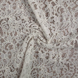 Dentelle polyester Amélie blanc cassé