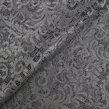 Encaje festonado Judith gris plateado