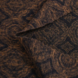 100% boiled wool brown and midnight blue moldings