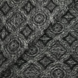 100% boiled wool black and gray moldings